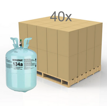 R134a Refrigerant 30 lb Cylinder – High Purity, Factory Sealed